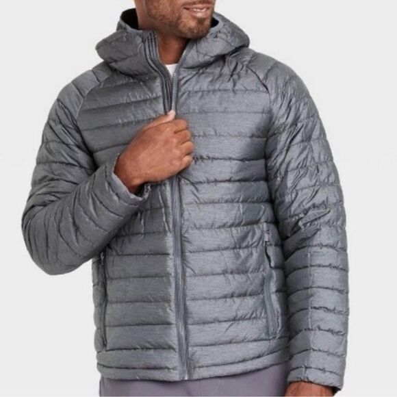 All in Motion Men's Lightweight Puffer Jacket size M - Picture 2 of 4